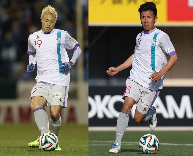 福岡、DF堤俊輔、MF中原秀人と契約更新を発表