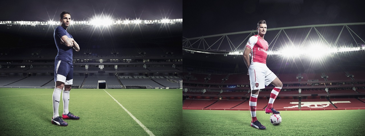 Olivier Giroud wears PUMA's new evoPOWER 1