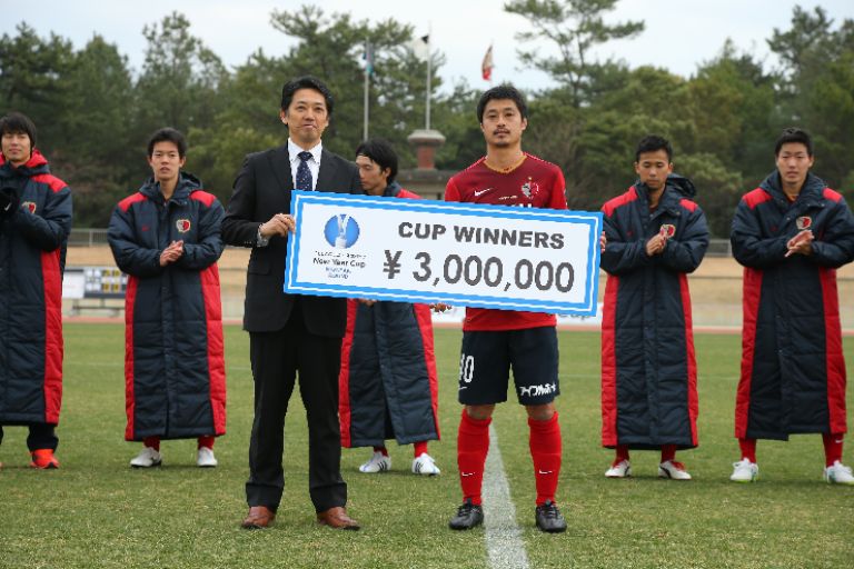鹿島が福岡に勝利し ｊリーグ スカパー ニューイヤーカップ の宮崎ラウンドを制す サッカーキング