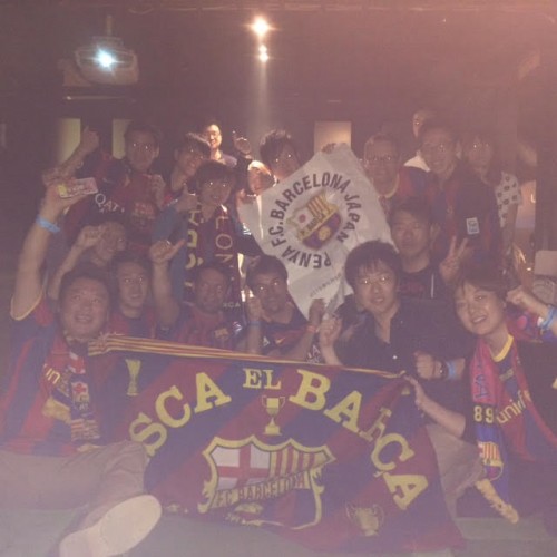 日本唯一のfcバルセロナ公認サポーターズクラブ Penya チャンピオンズリーグ15決勝戦観戦会リポート サッカーキング