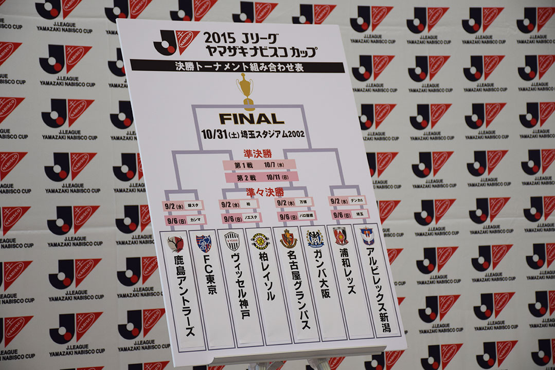 ナビスコ杯準々決勝の組み合わせ決定 前回王者g大阪は名古屋と対戦 サッカーキング