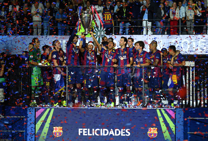 欧州王者に輝いたバルセロナ 12月開催のクラブw杯で来日が決定 サッカーキング