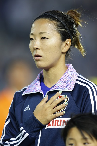 åV©DG/Yuki Ogimi (JPN),  MAY 24, 2015 - Football / Soccer : MS&AD Nadeshiko Cup 2015 match between Womenfs Japan and Womenfs New Zealand at Marugame stadium, Kagawa, Japan. (Photo by AFLO) [2268]