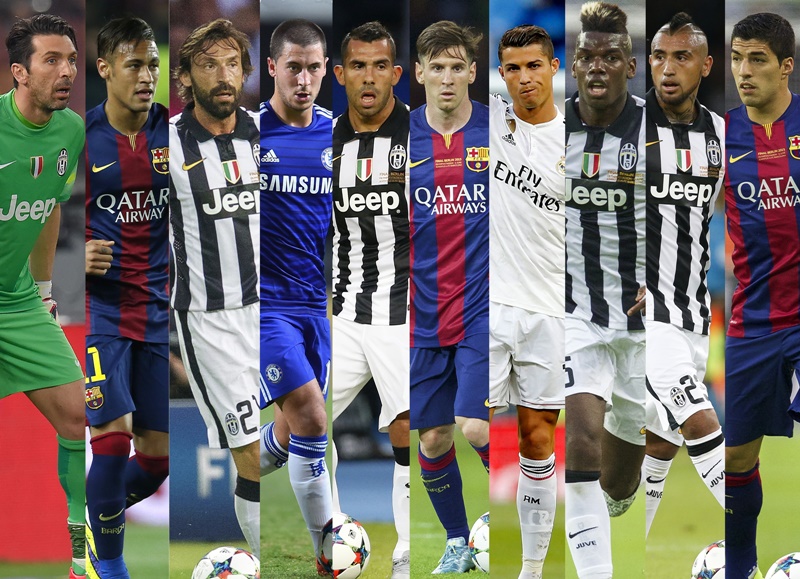 欧州最優秀選手賞候補10名…バルサから“MSN”、ユーヴェから最多5名選出