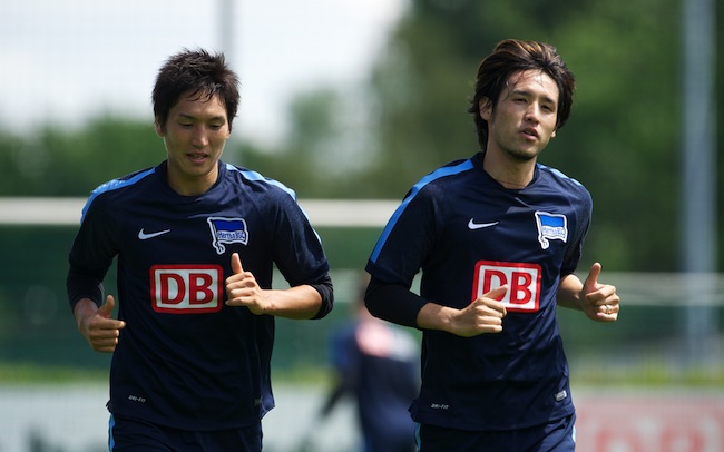 Fussball Hertha Training