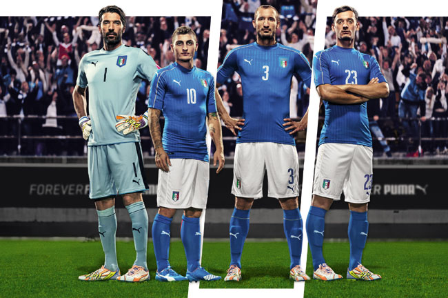 プーマ、イタリア代表の新ホームユニフォームを発表（写真35枚 ...