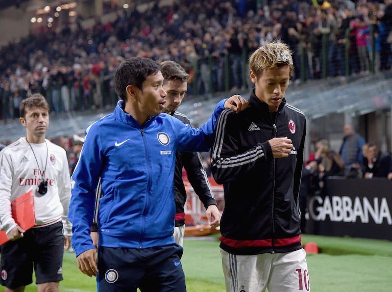 本田 長友はベンチスタートか 伊紙が ミラノ ダービー の先発予想 サッカーキング