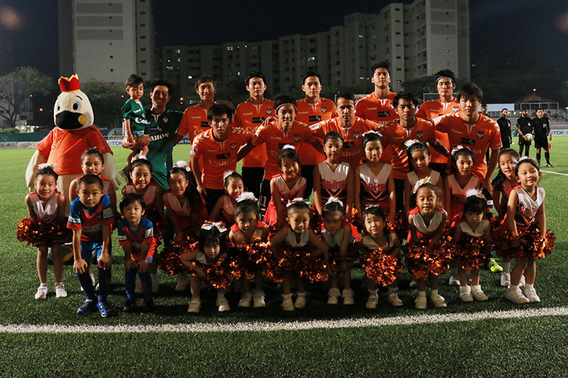 ヤングライオンズ戦で先発したアルビレックス新潟シンガポールのメンバー