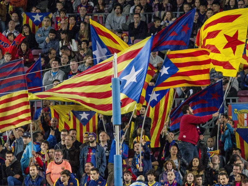 国王杯決勝、カタルーニャ独立象徴旗が持込可能に…バルサは「歓迎」と声明