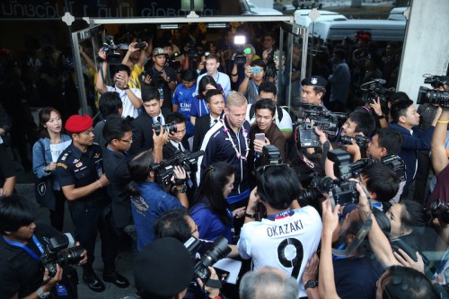 Leicester City Arrive in Bangkok for the Post-Season Tour