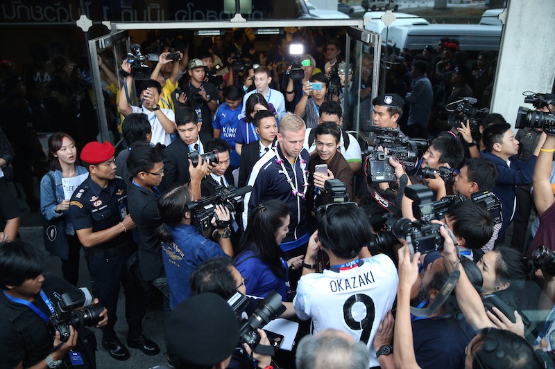 Leicester City Arrive in Bangkok for the Post-Season Tour