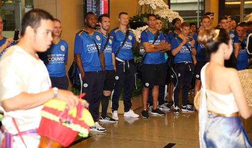 Leicester City Arrive in Bangkok for the Post-Season Tour