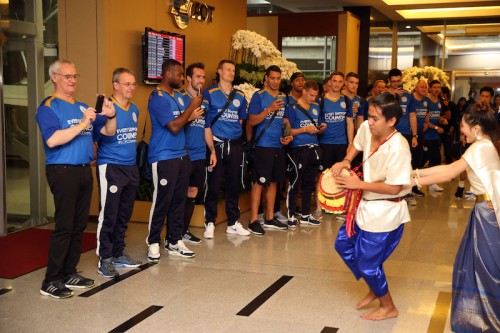 Leicester City Arrive in Bangkok for the Post-Season Tour