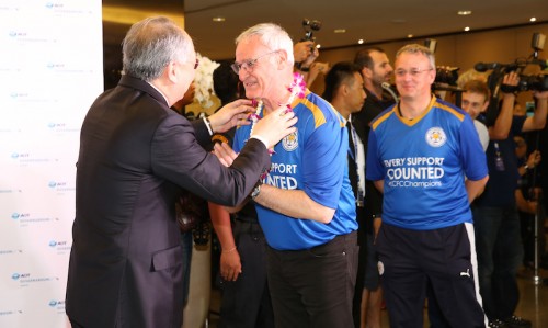 Leicester City Arrive in Bangkok for the Post-Season Tour