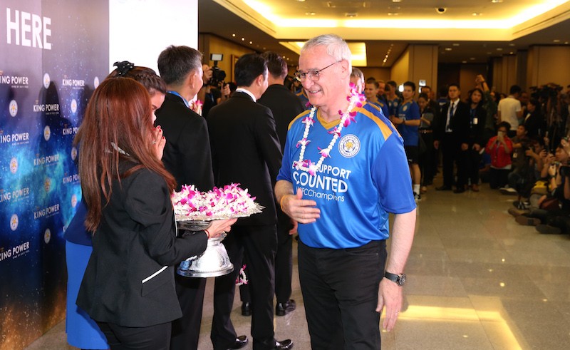 Leicester City Arrive in Bangkok for the Post-Season Tour