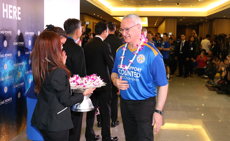 Leicester City Arrive in Bangkok for the Post-Season Tour