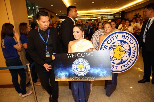 Leicester City Arrive in Bangkok for the Post-Season Tour