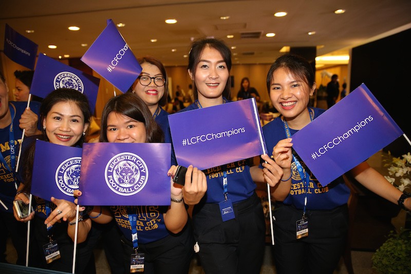 Leicester City Arrive in Bangkok for the Post-Season Tour