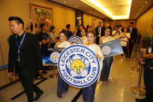 Leicester City Arrive in Bangkok for the Post-Season Tour