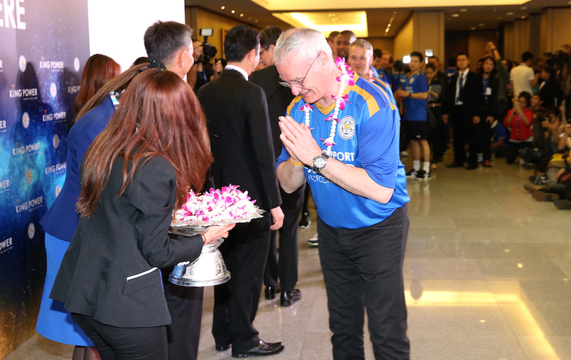Leicester City Arrive in Bangkok for the Post-Season Tour