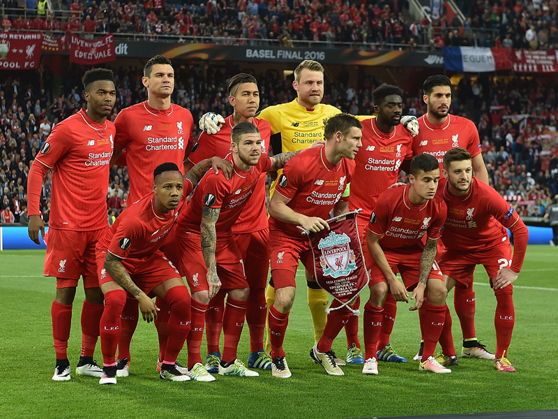 リヴァプールの先発メンバー　[写真]＝Liverpool FC via Getty Images