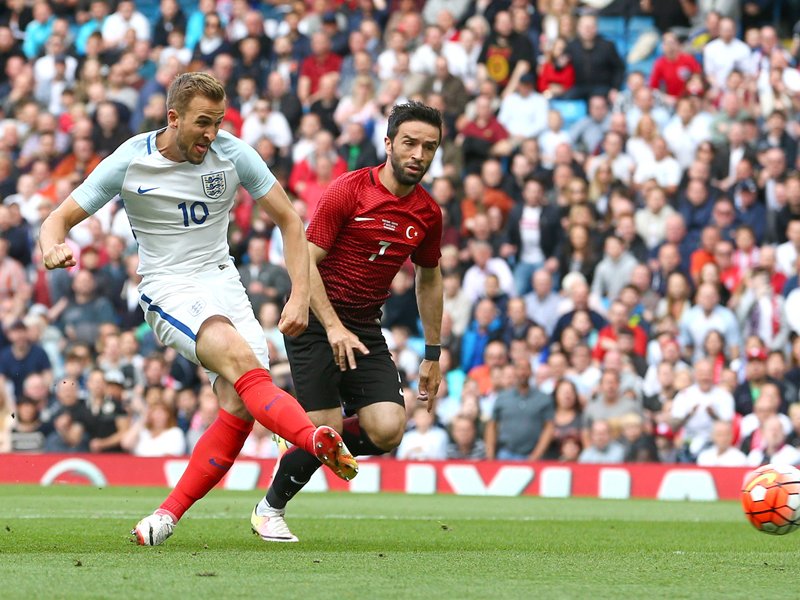 ケインが右足シュートで先制ゴールを決めた　[写真]＝The FA via Getty Images