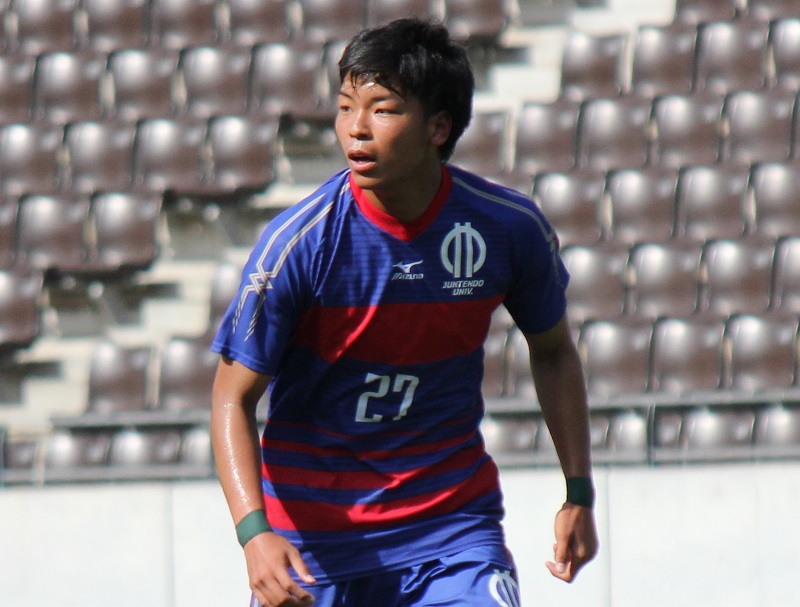 ACL出場から1年…柏への“出戻り”を目指して好スタートを切った順天堂大ルーキー浮田