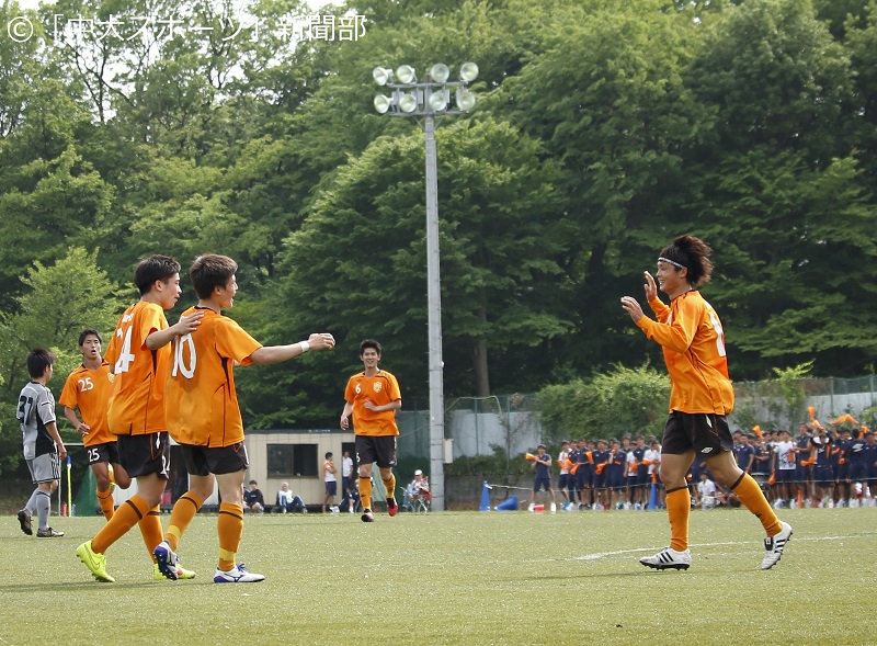 中央大が今季3勝目を挙げ4位浮上…翁長と古橋の4年生FWコンビが復帰弾　