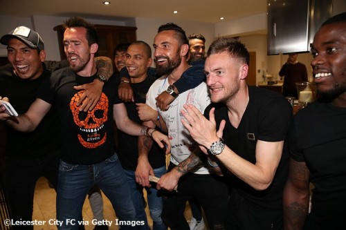 'Jamie Vardy's Having a Party' - Leicester City Players Gather at Jamie Vardy's House to Watch Title Rivals