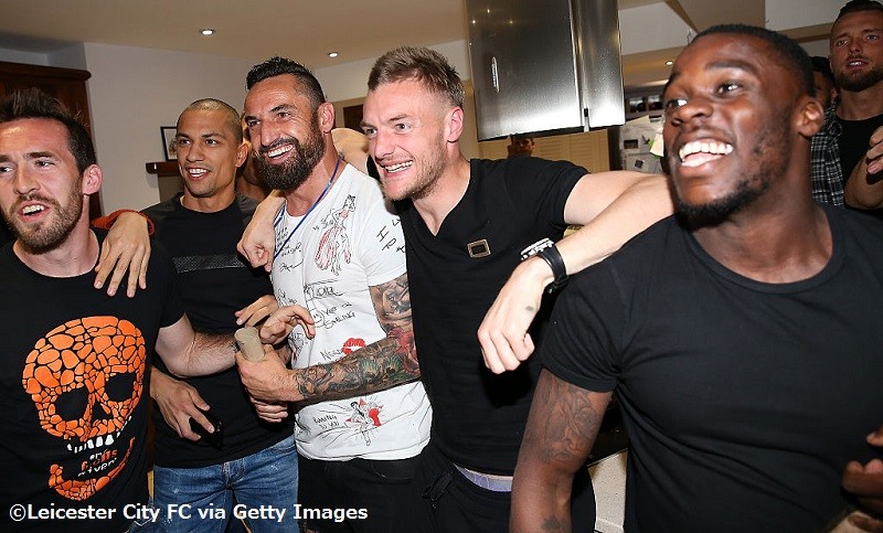 'Jamie Vardy's Having a Party' - Leicester City Players Gather at Jamie Vardy's House to Watch Title Rivals