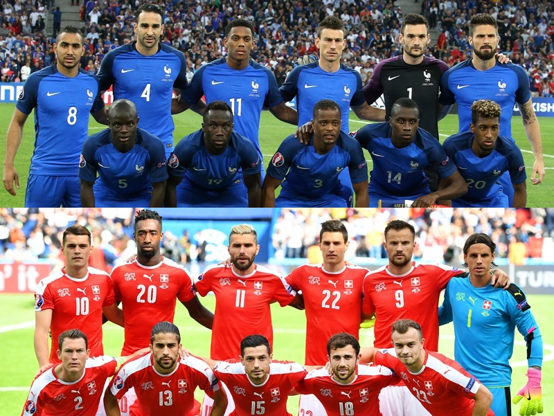 フランス代表　スイス代表