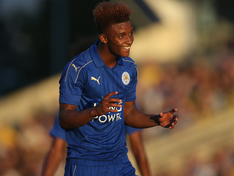 同点ゴールを決めたグレイ　[写真]＝Leicester City FC via Getty Images