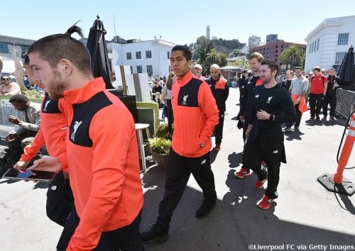 Liverpool FC Media Accesss during US Pre-Season Tour