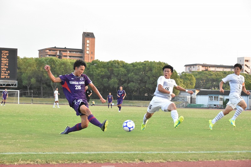 関西大、数的優位生かせず2回戦で順天堂大に敗戦／総理大臣杯