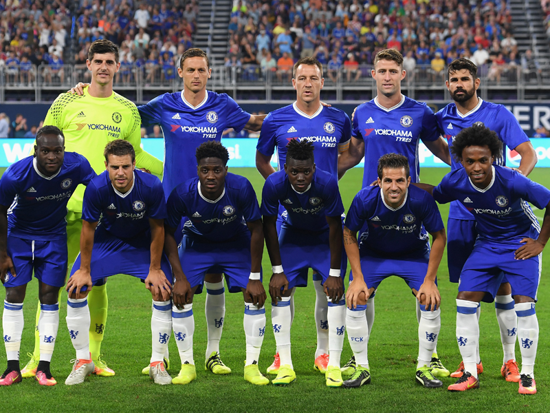 チェルシーの先発メンバー　[写真]＝Chelsea FC via Getty Images