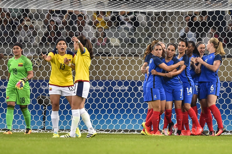 フランスは前半だけで3ゴールを奪い、コロンビアに快勝を収めた [写真]＝Getty Images