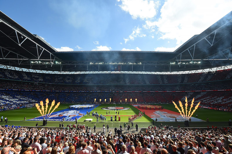試合はウェンブリー・スタジアムで開催された [写真]=The FA via Getty Images