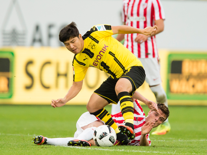 香川に代わってピッチに立ったドルトムントのパク・チュホ　[写真]＝Borussia Dortmund/Getty Images