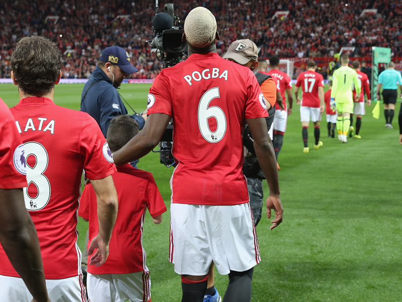 ポグバがついにマンチェスター・Uでの“復帰戦”に臨んだ　[写真]＝Man Utd via Getty Images