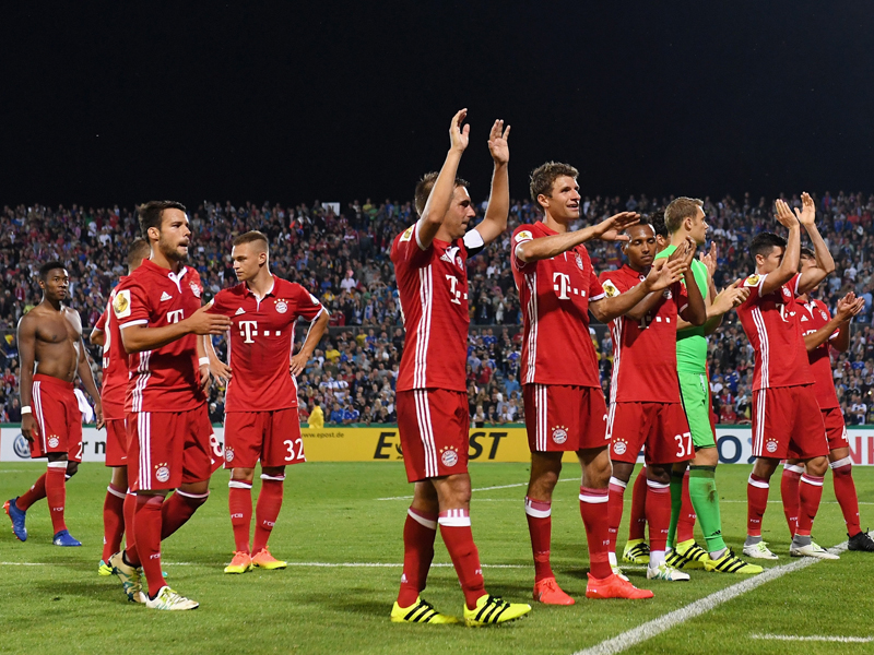 バイエルンが大勝で2回戦進出を決めた　[写真]＝Bongarts/Getty Images