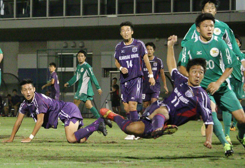 関西大、天皇杯出場に王手　終了間際に清永丈瑠が劇的FK弾／大阪選手権