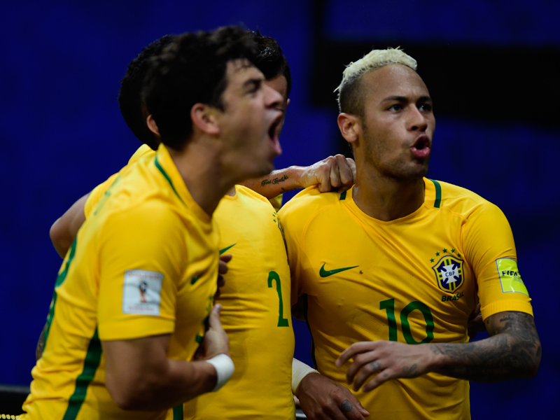 ブラジルの勝利の立役者となったネイマール（右）　[写真]＝Getty Images