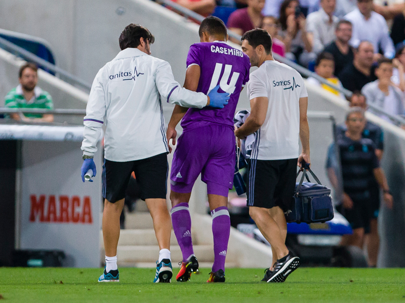 連勝ストップのレアルに痛手 左足負傷のカゼミーロ 約1カ月の離脱へ サッカーキング