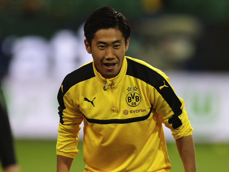 ベンチスタートとなった香川真司　[写真]＝Bongarts/Getty Images