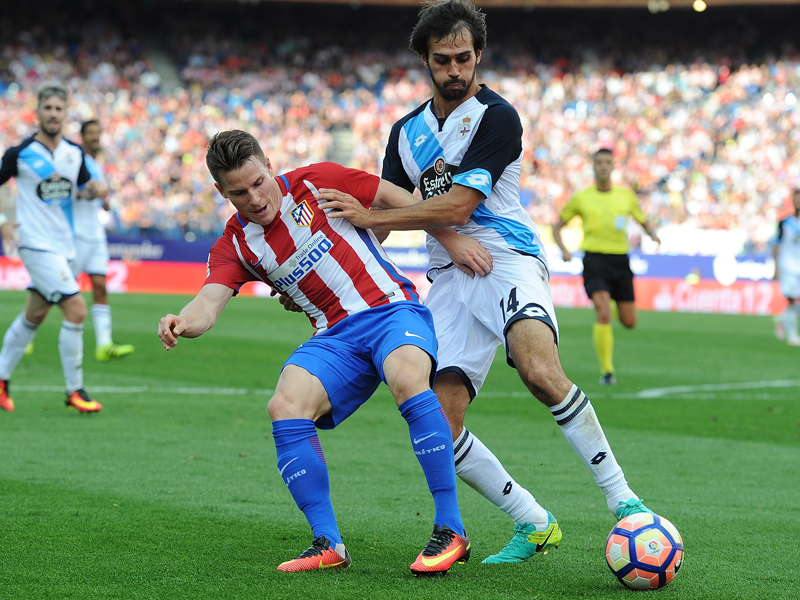 後半途中からピッチに立ったアトレティコのガメイロ（左）　[写真]＝Getty Images