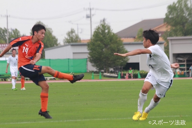 法政大が国士舘大に5発大勝　FC東京加入内定DF山田将之らがゴール