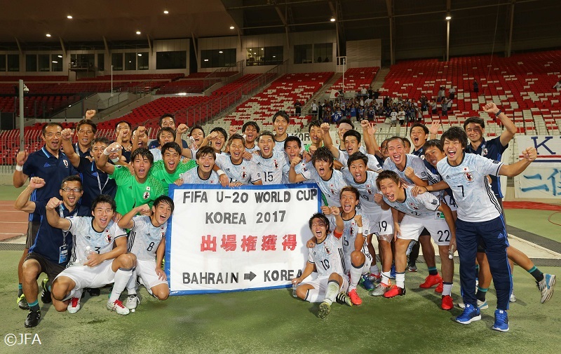 U19日本、10年ぶりにU20W杯出場権獲得！　4発快勝でアジア8強の壁破る