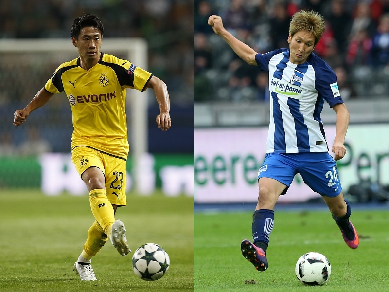 香川のドルトと原口のヘルタが激突　日本人所属は6チーム進出／DFB杯3回戦組み合わせ