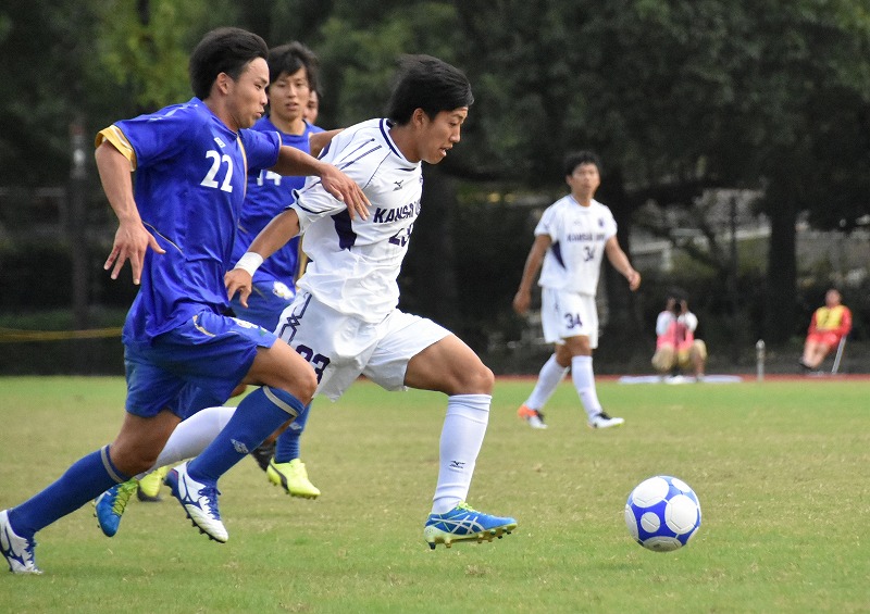関西大、首位阪南大相手に善戦も逆転優勝遠のく痛恨ドロー