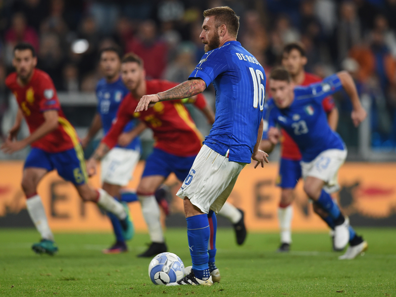 デ・ロッシが冷静にPKを決めた　[写真]＝Getty Images